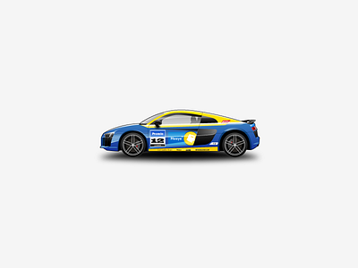 Audi R8 race car