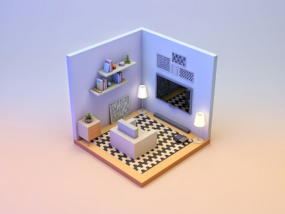 Low Poly Room