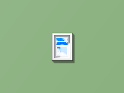 Windows 1.0 blue cloud design graphic icon illustration logo sky ui window windows