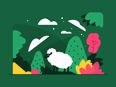 Sheep design graphic icon illustration logo sheep ui vector