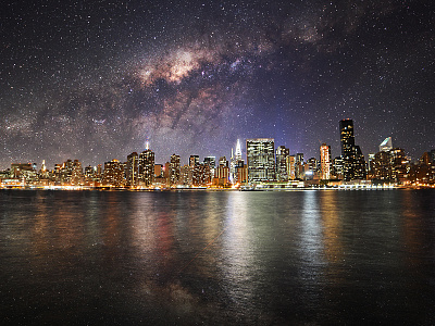 Milkyway over NYC