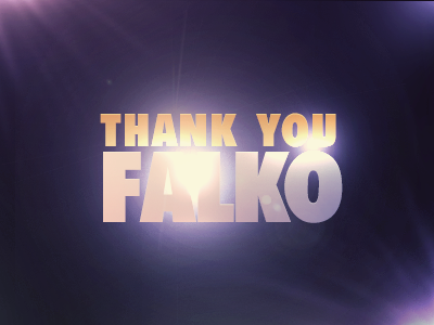 Thanks for the invite, Falko! dribbble first thanks
