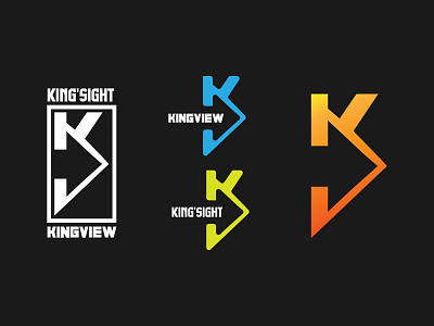 Logo work with letter k n v. logo design
