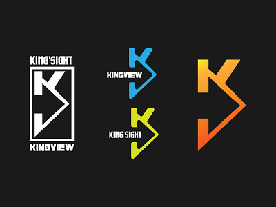 Logo work with letter k n v.