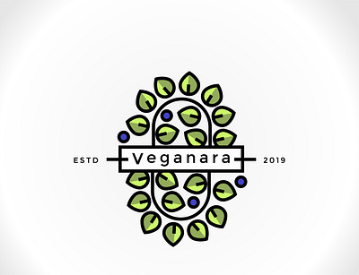 A plant-ish minimal logo logo design minimal