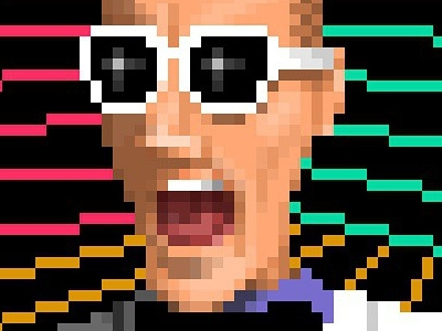 C-C-Catch the Wave 80s computer dystopian future max headroom pepsi pixel pixelart