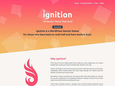 Ignition web desgin wordpress