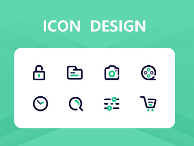 线性icon design icon vector