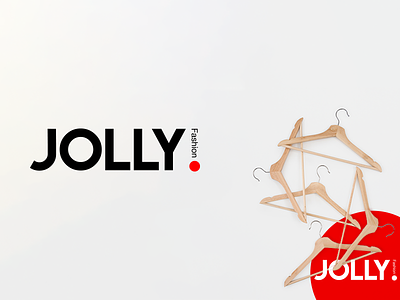 JOLLY.fashion art director black and red branding branding project fashion logo logo logo design logotype minimal logo typography vector