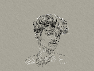 digital drawing portraite