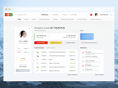 mBank redesign