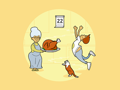 Illustration for Thanksgiving Day