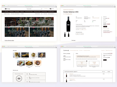 Wine eCommerce branding design identity illustration minimal typography ui ux vector web website