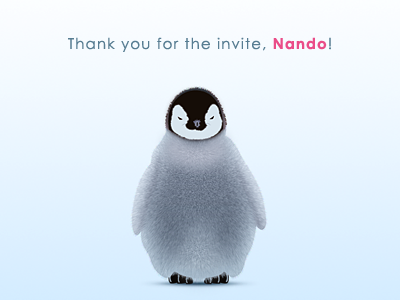 Baby Penguin in Illustrator animal baby bird cute fur graphic design illustrator mascot penguin vector