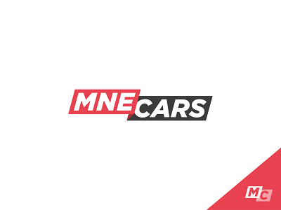 Mne Cars / logo design branding clean design flat identity illustrator lettering logo minimal type typography vector