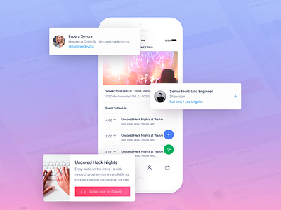 We Are LA Tech Community App Redesign