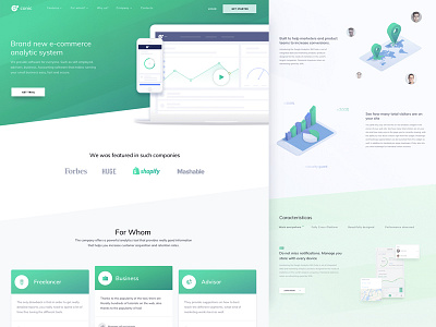 E-commerce Analytics System Website Design