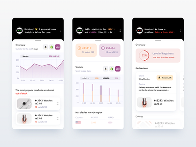 E-commerce analytic service with an AI-bot accounting analytic analytics analytics chart app business clean design finance ios product research startup ui ux