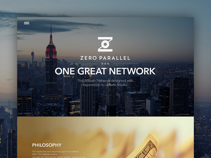 Zero Parallel by Anton Babenin on Dribbble