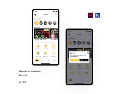 Pilikula - Mobile App Concept