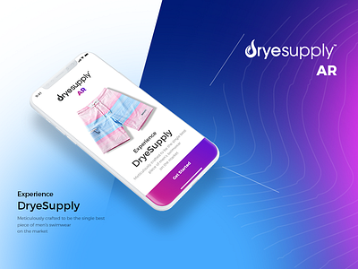 DryeSupply AR - Augmented Reality Mobile App india mobile app nihal.graphics ui ux