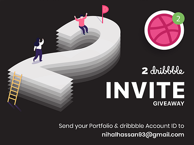 2 x Dribbble Invite