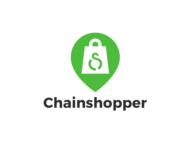 Logo Design - Chainshopper ios mobile app web mangalores top logo designer in mangalore delivery logo chainshopper designer icon typography illustration vector logo android www.nihalgraphics.com mobile mangalore design nihal.graphics nihalgraphics