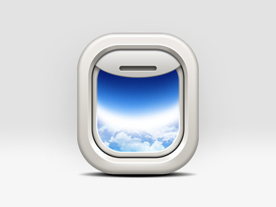Airplane window air airplane ipad iphone ui window