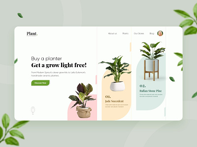 Plant Shop Landing Page