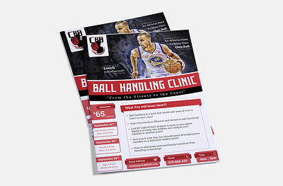 Flyer Design - Ball Handling Clinic art branding design flat flyer graphics logo photoshop poster premium printing