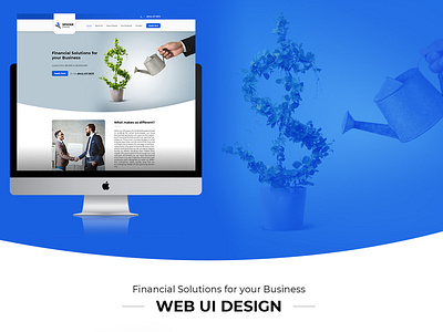 Sphinx Website Design - Financial Web Design - UI Design