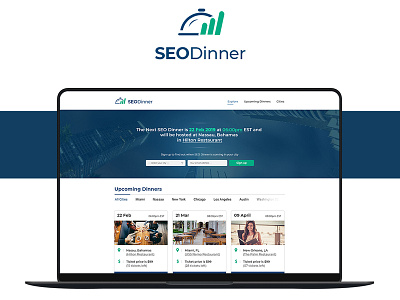 SEO Community Website Design – SEO Dinner