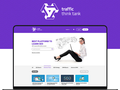 SEO Courses Website Design - Traffic Think Tank