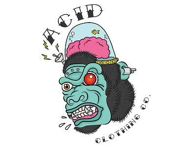 Acid Clothing Illustrations art color graphic graphic design illustration t shirt tattoo