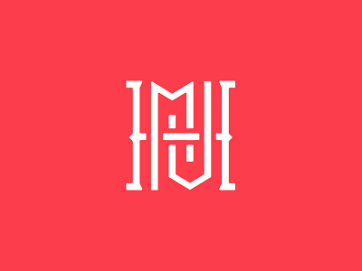 HMU Monogram Logo clean logo monogram simple