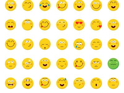 Big emoji  set