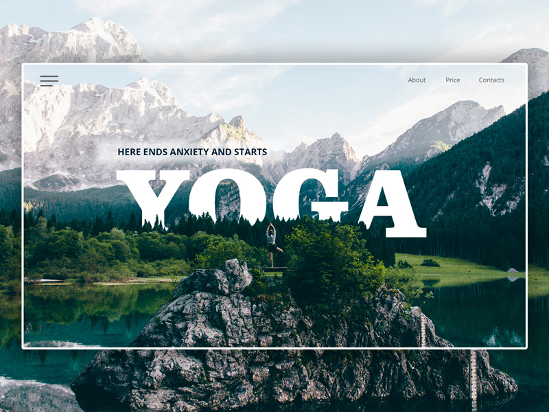 Yoga website web website yoga ux design site