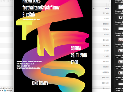 Dance festival poster poster