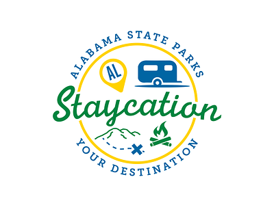 Alabama State Parks | Staycation Promotion alabama graphic logo parks rving state parks travel