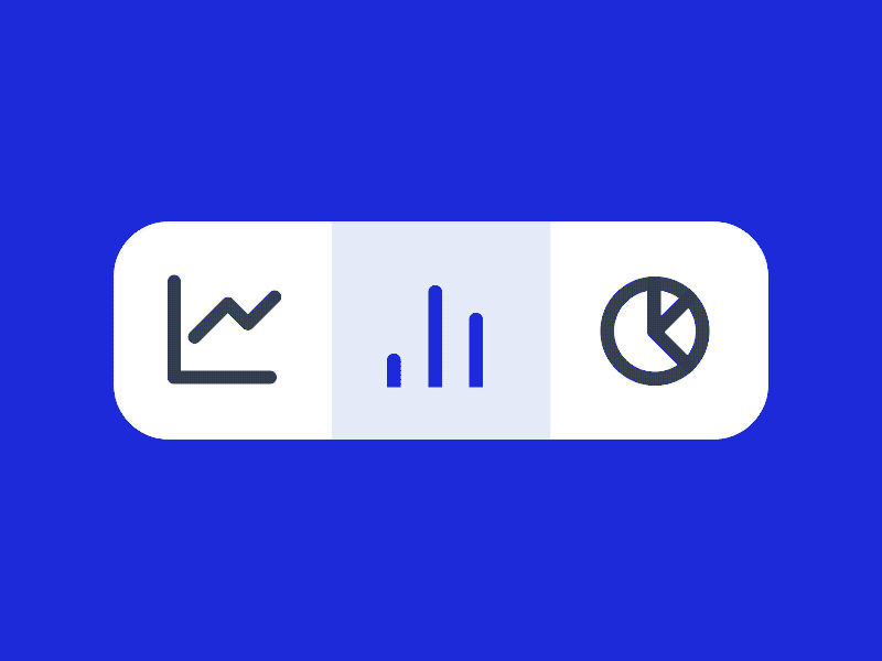 Charts bar chart dashboard line pie toggle