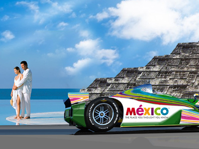 Indy Car Team Sponsorship Pitch art direction branding comp artist indy car photoshop race