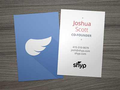 Shyp Business Cards branding business business cards cards design flat logo photoshop vector