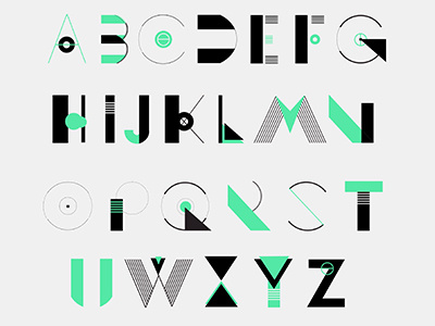 Shape type alphabet lettering shapes type typography