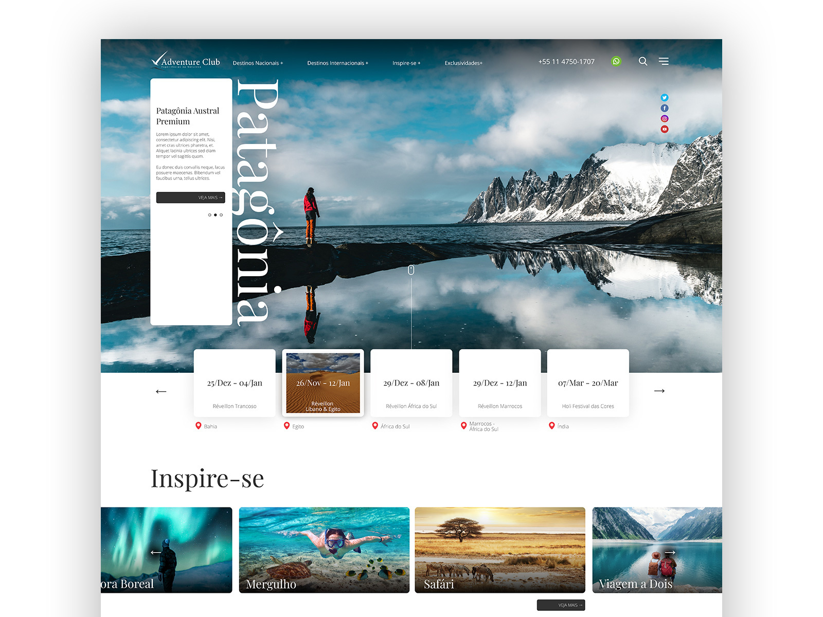 Adventure Club - Travel UI by Bianca Correia on Dribbble