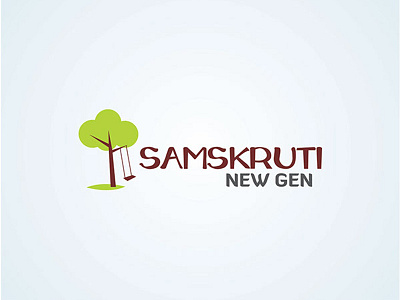 Samskruti Logo Design branding design generation kids logo new play school