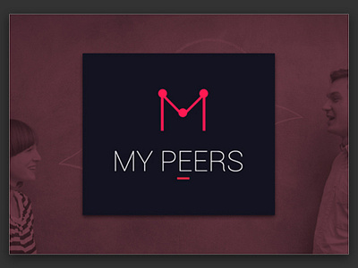 My Peers Logo Design brand identity business corporate hand shake logo design minimalist design