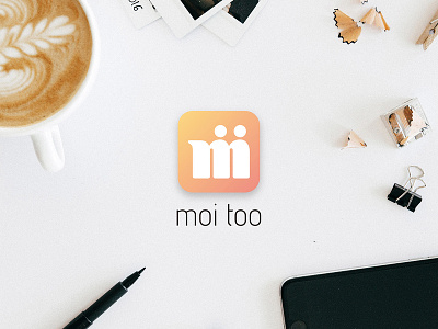 moi too logo design