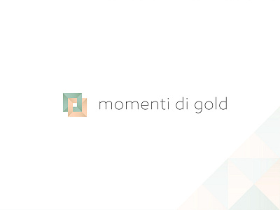 Momenti di gold design graphic design logo logo design logotype