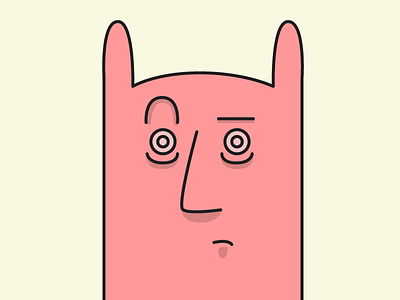WTF 2d character face huh illustration pink what wtf