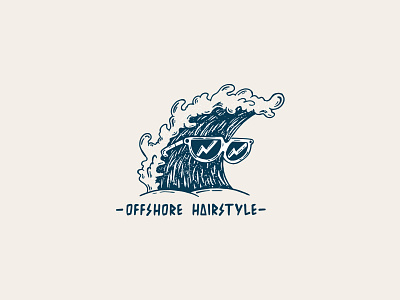 Offshore HairStyle hairstyle illustration illustration art offshore skate skateboard surf surfing wave waves